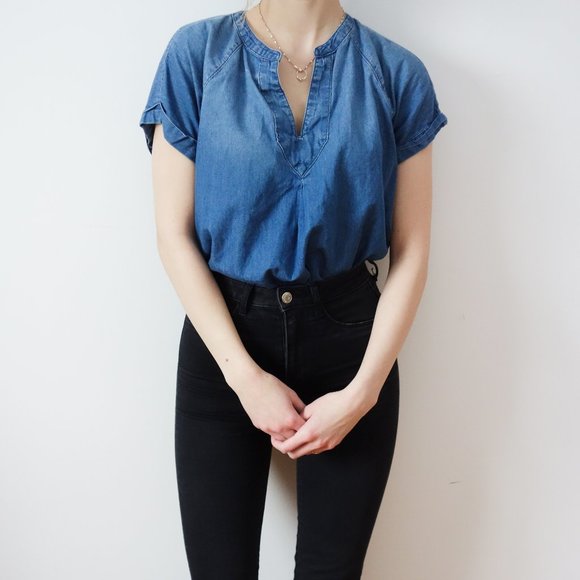 CALVIN KLEIN Jeans Tunic Top - Picture 2 of 5